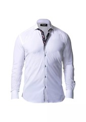 Maceoo Wall Street Check Performance Shirt