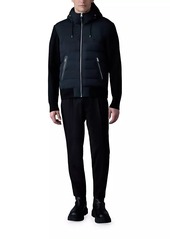 Mackage Andrew Hooded Mixed-Media Down Coat