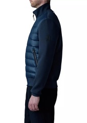 Mackage Collin Mixed-Media Bomber Jacket