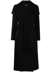 Mackage draped belted wool coat