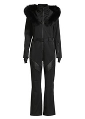 Mackage Elle Fur-Trim Down Ski Suit