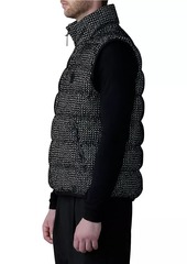 Mackage Fisher Chevron & Houndstooth Down Vest