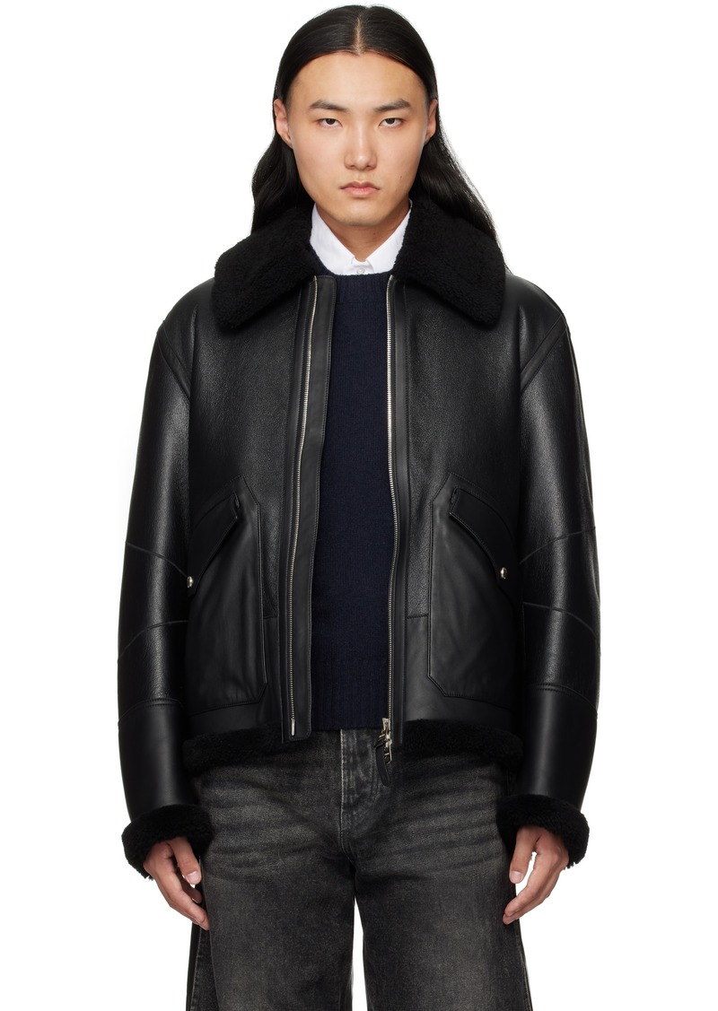 MACKAGE Black Atlas-Sh Shearling Jacket