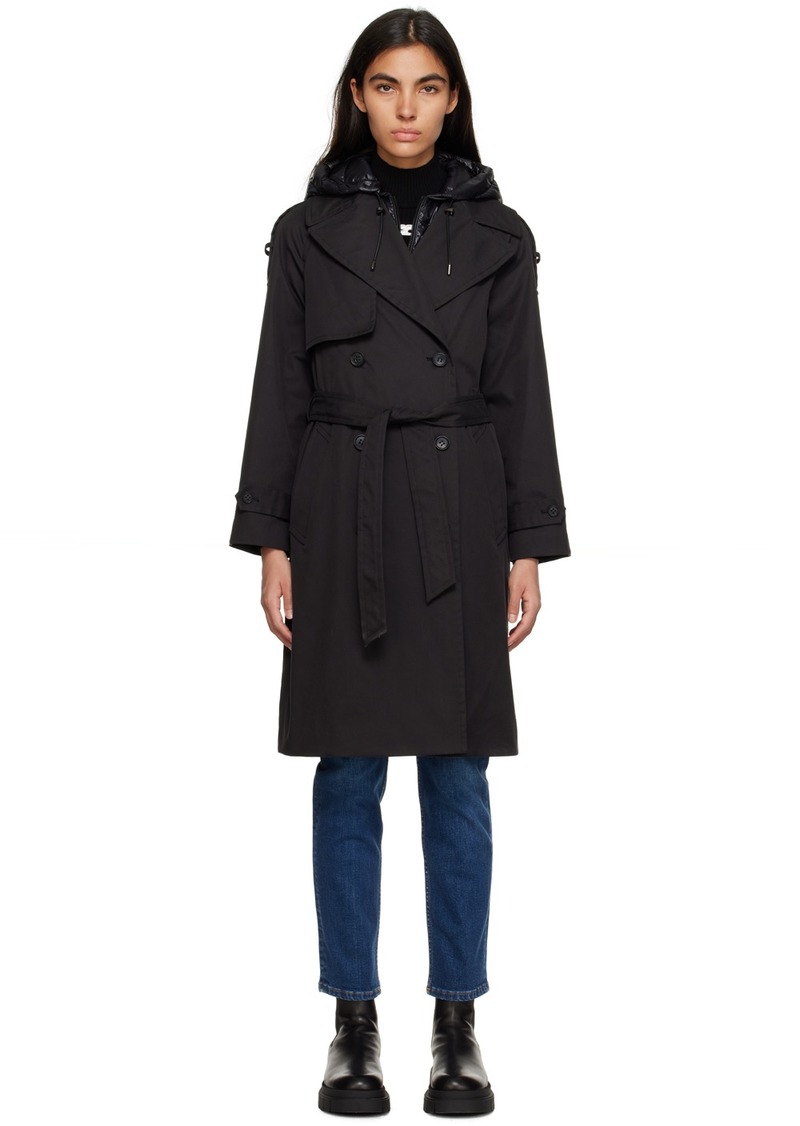 MACKAGE Black Trisha Trench Coat