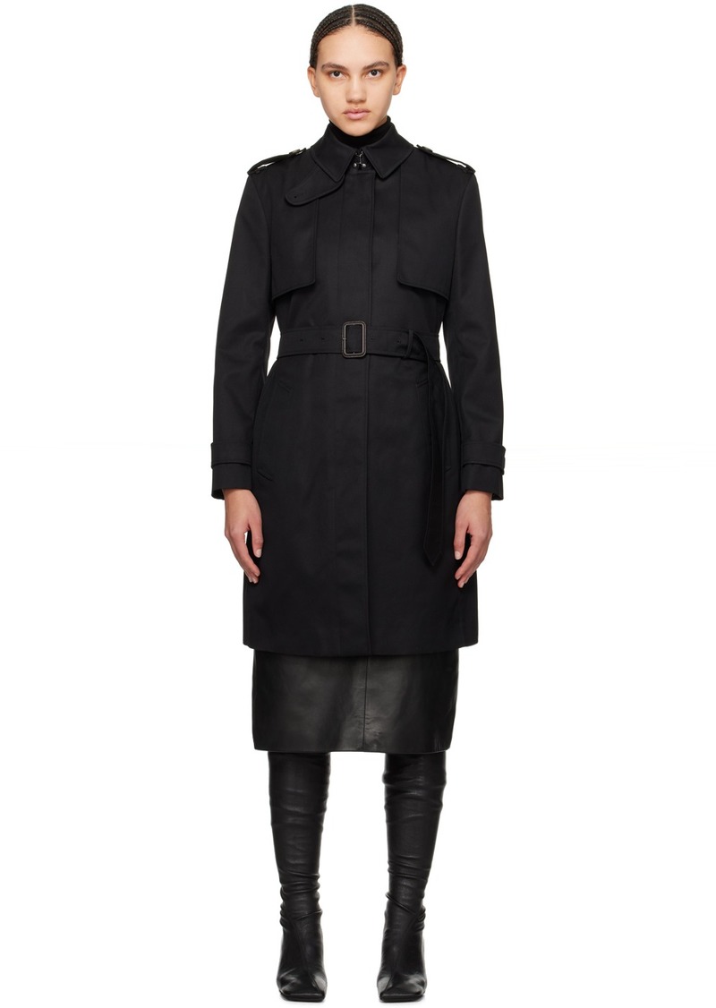 MACKAGE Black Winn Trench Coat