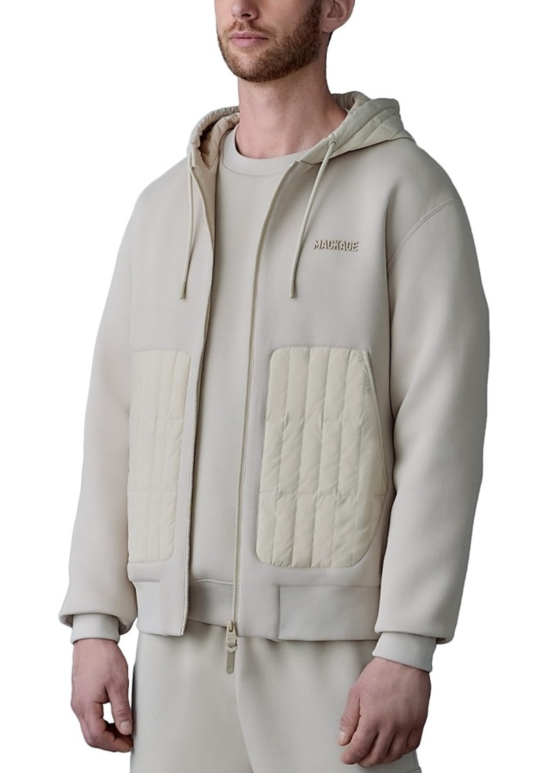 Mackage Cruz Zip Up Hybrid Vertical Down Hoodie