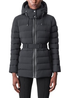 Mackage Jazmin Belted Down & Feather Puffer Jacket