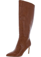 Madden Girl Chantelle Womens Faux Leather Embossed Over-The-Knee Boots