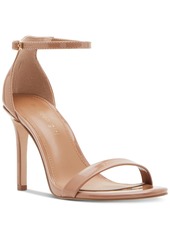 Madden Girl Brazen Two-Piece Stiletto Dress Sandals - Nude Patent