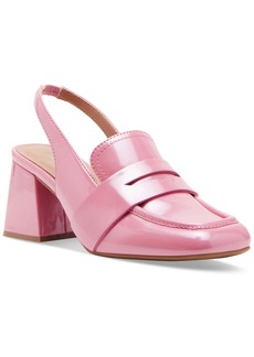 Madden Girl Britanna Slingback Tailored Loafer Pumps - Baby Pink