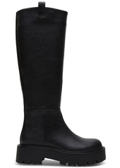 Madden Girl Crow Lug-Sole Knee High Boots - Black