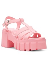 Madden Girl Galexia Strappy Platform Fisherman Sandals - Almond