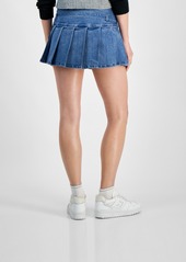 Madden Girl Juniors' Pleated Mini Skirt - Medium Was