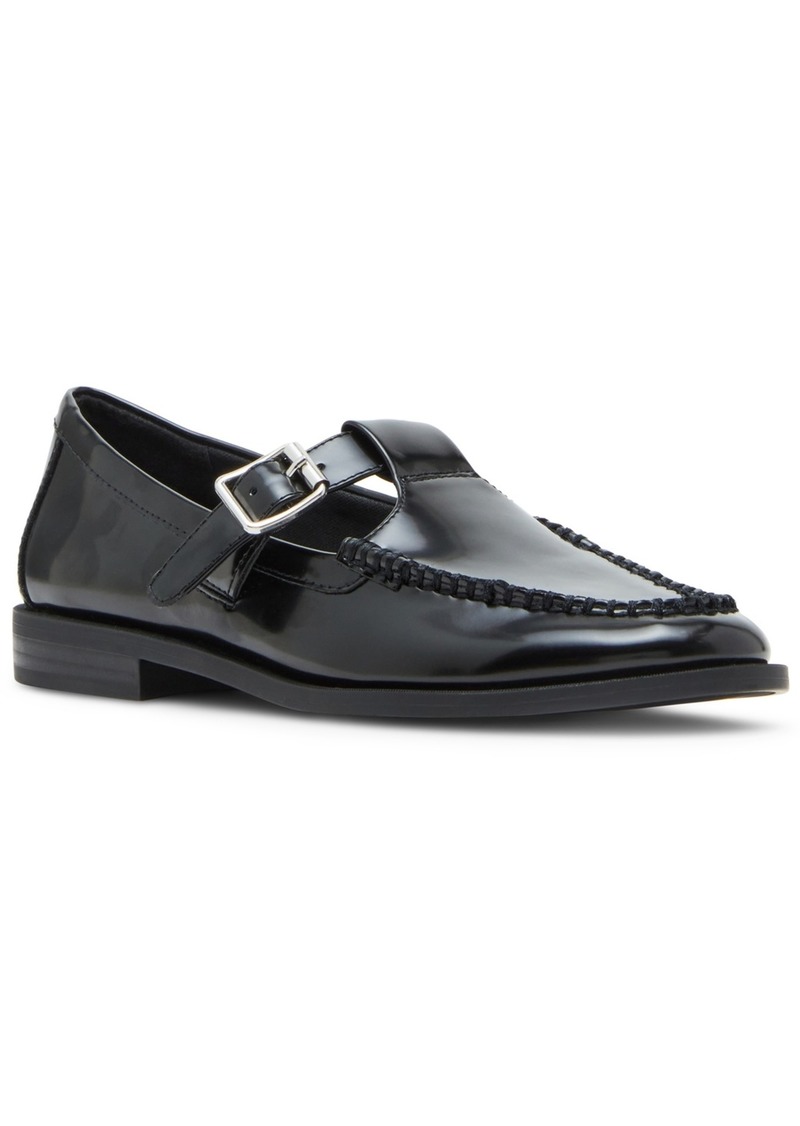 Madden Girl Moccha T-Strap Mary-Jane Loafers - Black Box