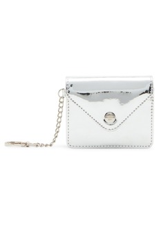 Madden Girl Penny Square Snap Wallet - Silver