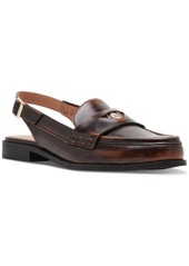 Madden Girl Polly Slingback Penny Loafer Flats - Brown Ruboff