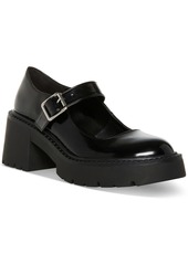 Madden Girl Thunder Lug-Sole Mary Jane Pumps - Black Box