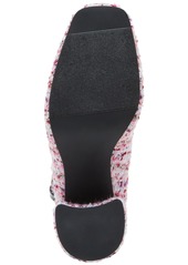 Madden Girl Whishing Two-Piece Block-Heel Pumps - Pink Multi Boucle