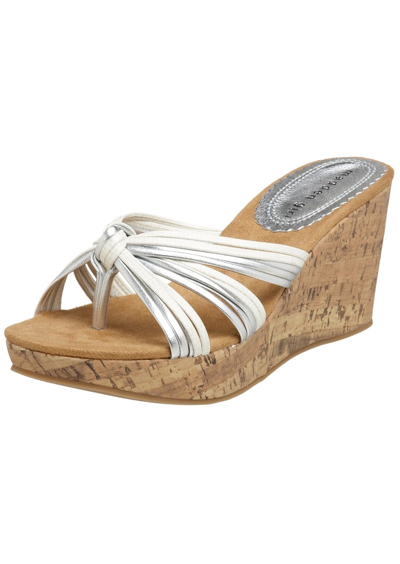 Madden Girl Women's Koctail Strappy Wedge Sandal M US