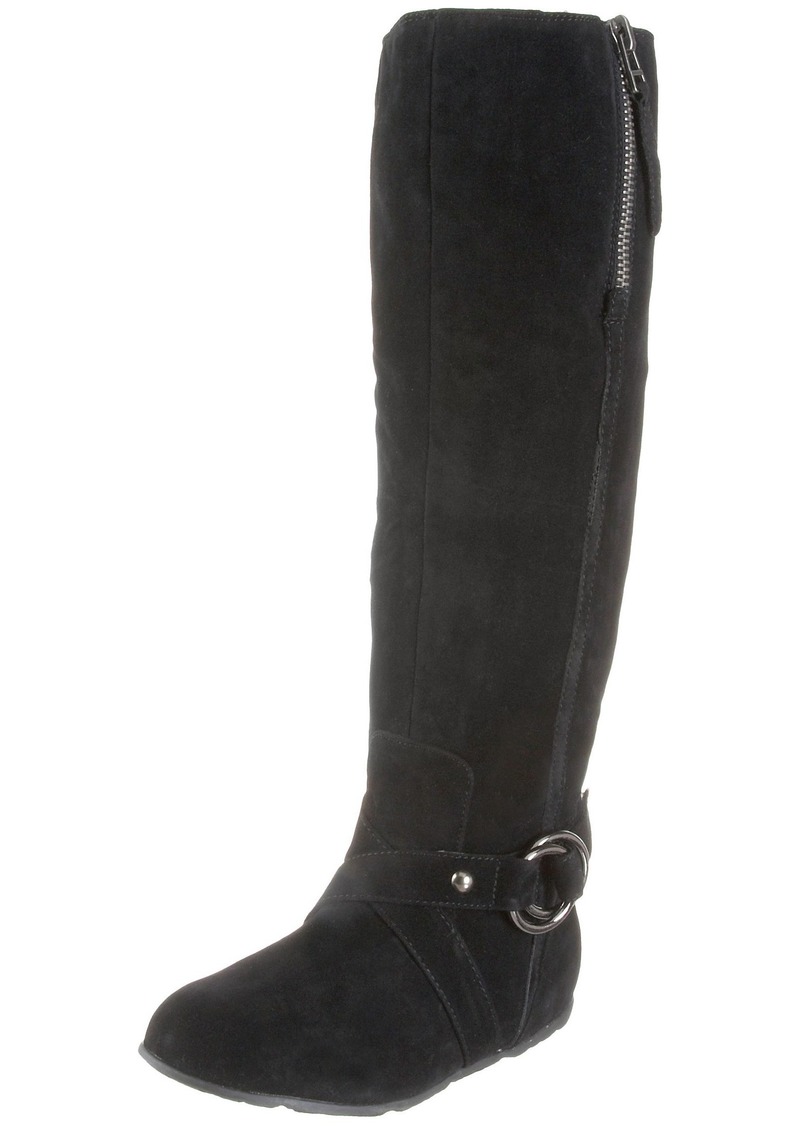 Madden Girl Women's Lacosta Faux Shearling Knee-High Boot M US