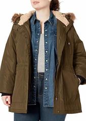 Madden Girl Women's Multi Pocket Insulated Coat  XL