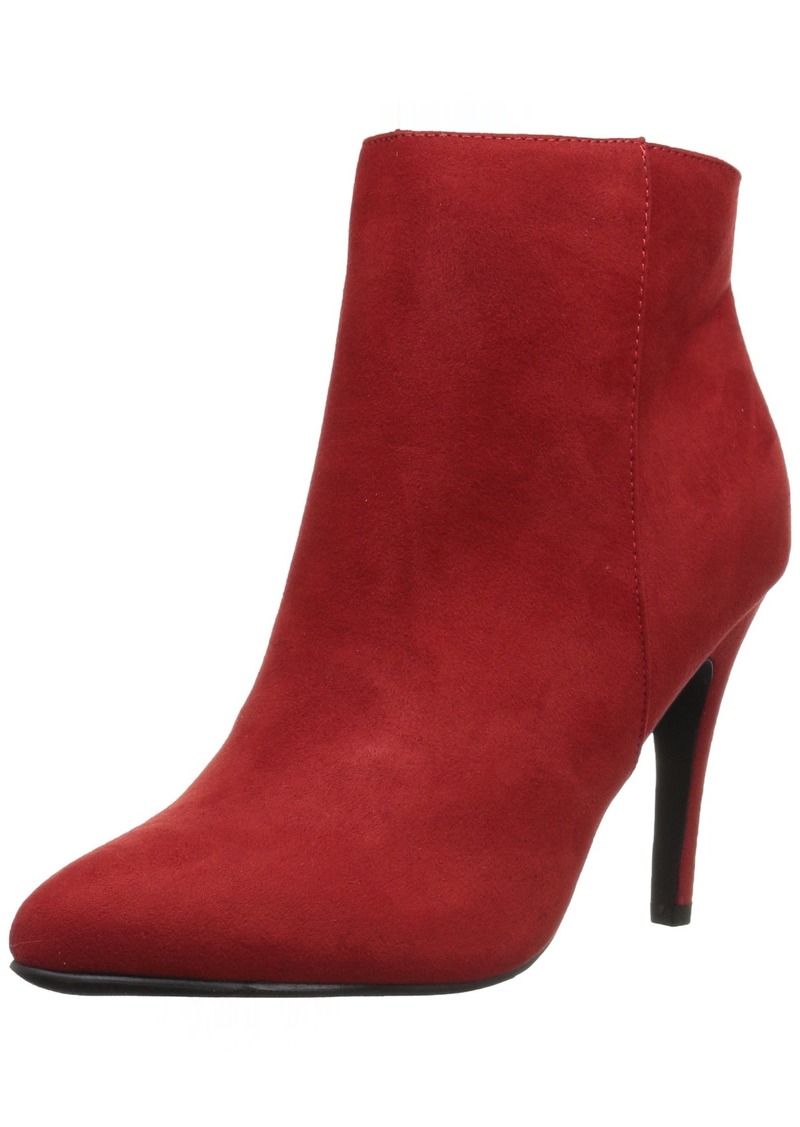 Madden Girl Women's Sally Ankle Boot red Fabric  M US