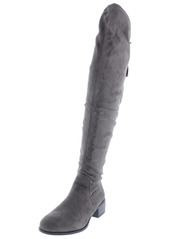 Madden Girl Prissley Womens Stretch Over-The-Knee Riding Boots
