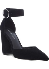 Madden Girl Saaxon Womens Microsuede Ankle Strap Pumps