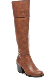 Madden Girl Wendiee Womens Faux Leather Tall Over-The-Knee Boots