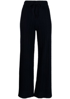 Madeleine Thompson Clementine kniited flared trousers
