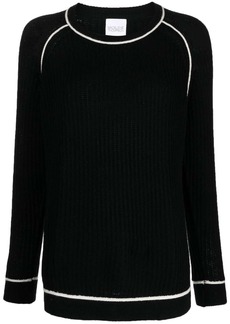 Madeleine Thompson contrasting-edge knitted jumper