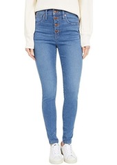 Madewell 10'' High-Rise Skinny Jeans in Dewitt Wash: Button-Front TENCEL™ Denim Edition