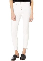 Madewell 10" High-Rise Skinny Jeans in Pure White