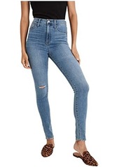 Madewell 11'' High-Rise Roadtripper Jeggings in Keele Wash: Knee-Rip Edition