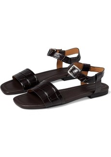 Madewell alicante ankle strap sandal - croc