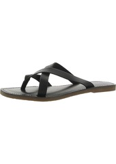 Madewell Boardwalk Womens Leather Thong Slide Sandals