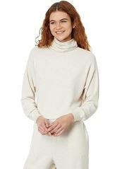 Madewell Brushed Jersey Funnelneck Sweater