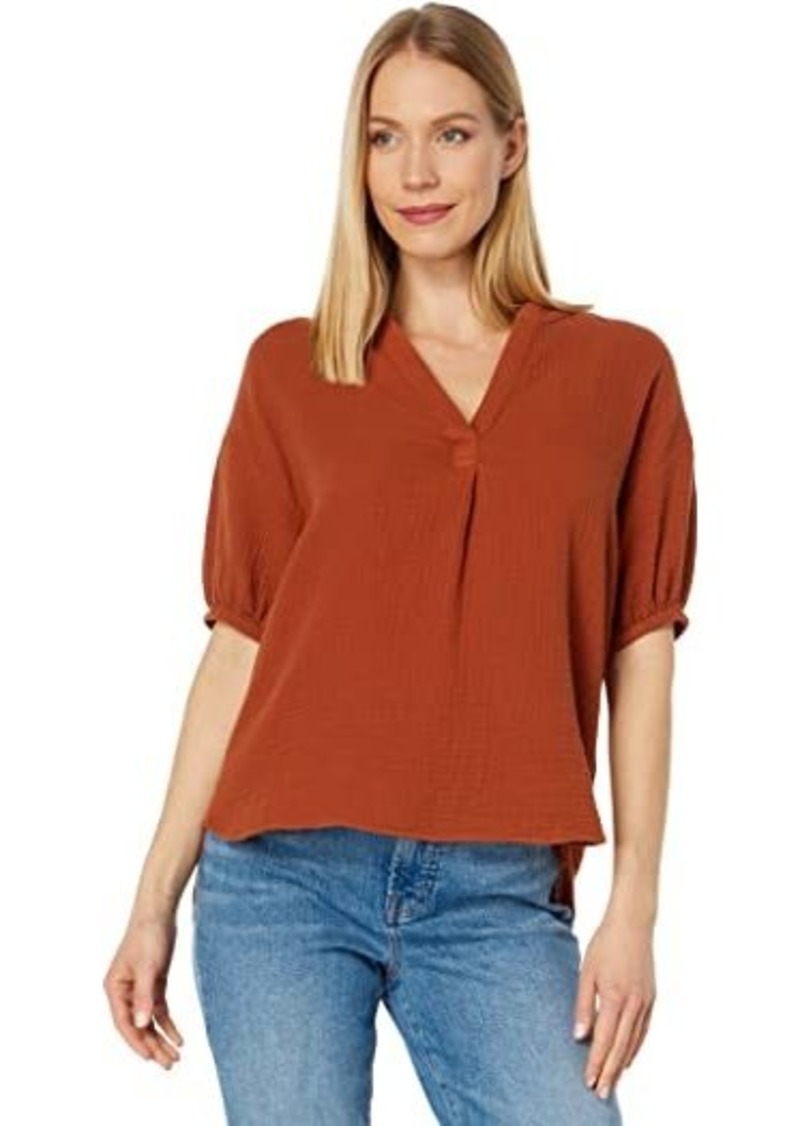 Madewell Bubble Sleeve Popover Shirt - Taosen Double Gauze