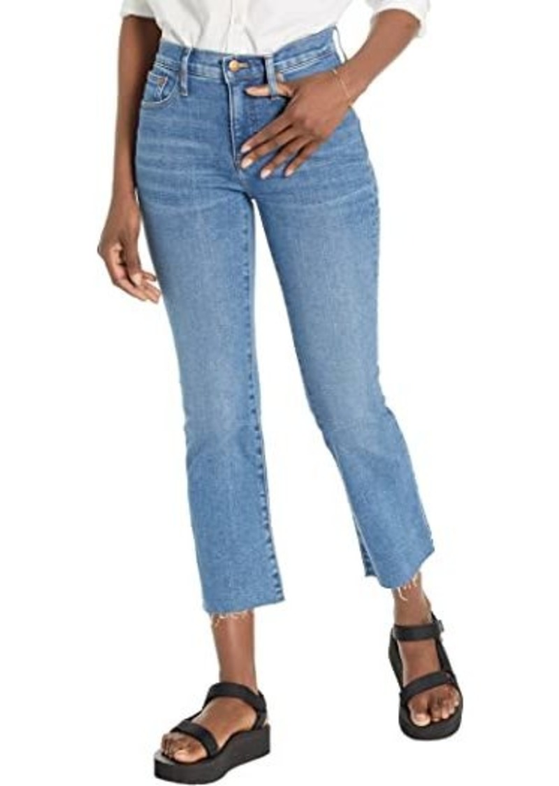 Madewell Cali Demi Jeans with Raw Hem in Cherryville Wash