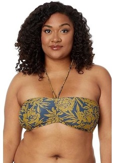 Madewell Cinched Halter Bikini Top in Floral