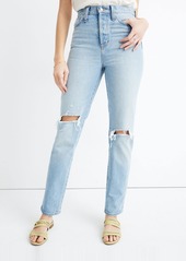 Madewell Classic High Rise Full Length Straight Fit Jeans