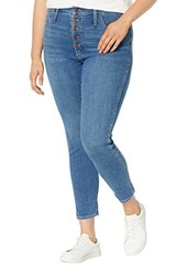 Madewell Curvy Roadtripper Supersoft Skinny Jeans in Monroe Wash: Button-Front Edition