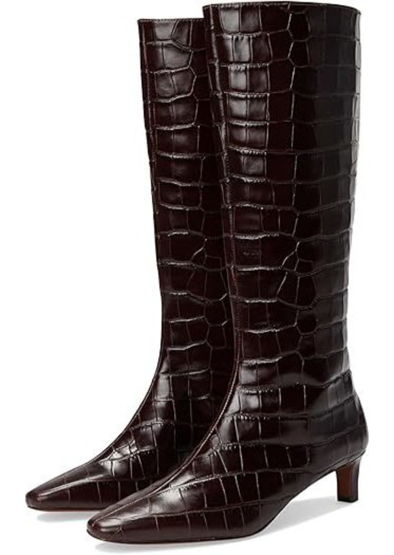 Madewell Dorchester Dimes Tall Boot - Croc