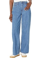 Madewell Drapey Super Wide Leg Jeans in Gabler Wash