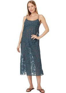 Madewell Floral Halter Cover-Up Midi Dress