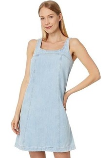 Madewell Denim A-Line Sleeveless Mini Dress in Fitzgerald Wash