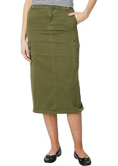 Madewell Garment-Dyed Cargo Midi Skirt