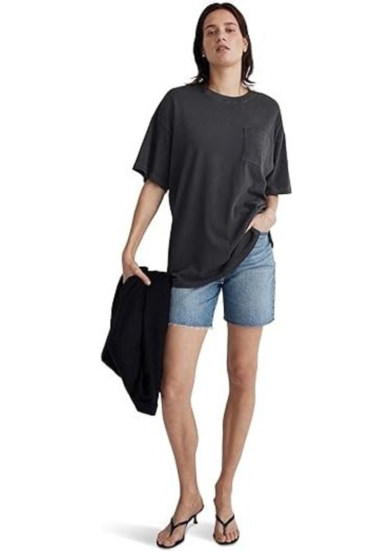 Madewell Garment-Dyed Oversized Pocket Tee