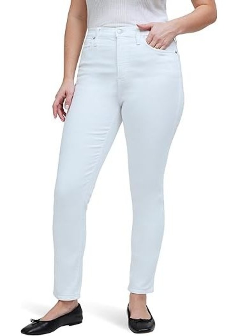 Madewell High-Rise Stovepipe Jeans in Pure White