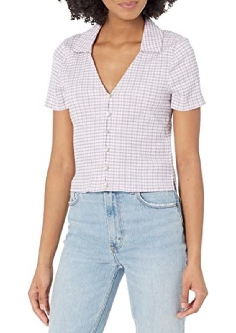 Madewell Jandra Shirt - Crinkle Poly Cotton Plaid